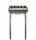 Kopfstützen Hasenohr vorne Schwarz Kunstleder für Mercedes W107 W114 W115 W116