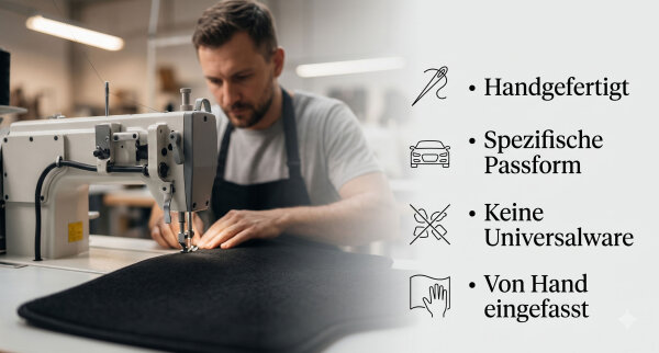 Kofferraumteppich für Mercedes-Benz W114 W115 /8