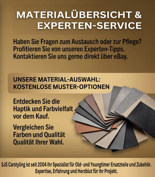 Dachhimmel Himmel für Mercedes Benz W108 pergament
