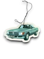 Duftbaum für Mercedes SL R107 Lufterfrischer Retro Motiv für Autospiegel