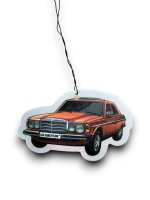 Duftbaum für Mercedes W123 Lufterfrischer Retro Motiv für Autospiegel