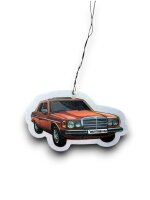 Duftbaum für Mercedes W123 Lufterfrischer Retro Motiv für Autospiegel