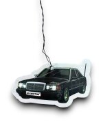 Duftbaum für Mercedes W201 Lufterfrischer Retro Motiv für Autospiegel