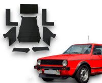 Dachhimmel Himmel für 3 Türer VW Golf 1 schwarz