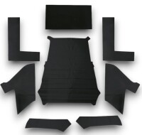 Dachhimmel Himmel für 3 Türer VW Golf 1 schwarz