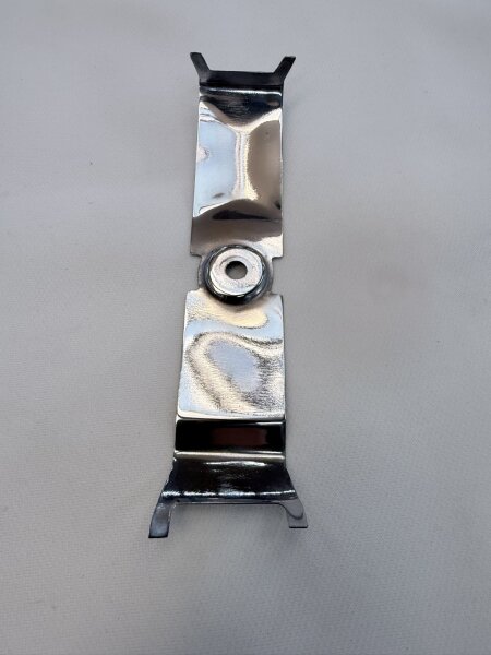 Chrom Klammer Spange für Mercedes W123 Stoßstange hinten