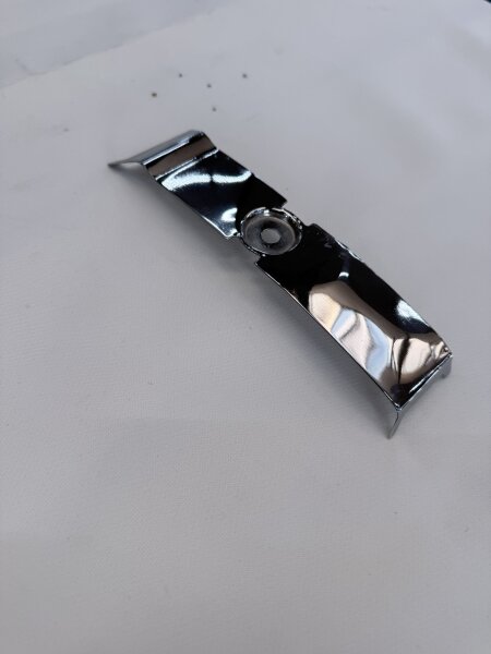 Chrom Klammer Spange für Mercedes W123 Stoßstange hinten