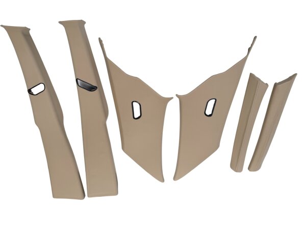 A-B-C Säulen Verkleidung für Mercedes Benz W123 Limousine beige