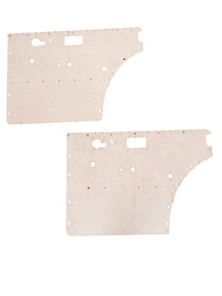 Türpappen Türverkleidungen Hartfaser für Mercedes W111 Limousine hinten