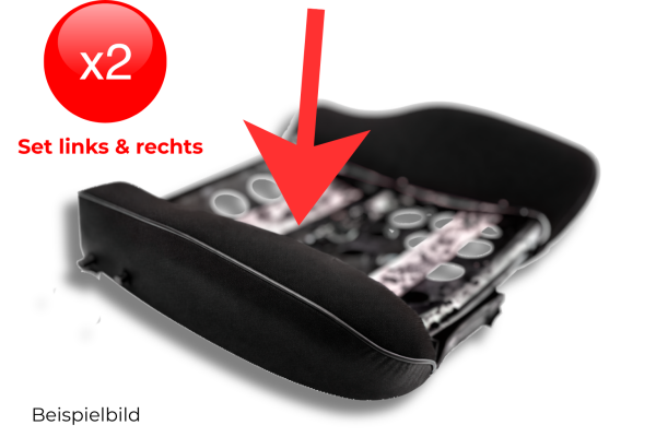 Sitzbezug Seitenwange Wange für Volkswagen Golf 1 GTI  links & rechts Set