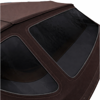 Softtop PVC Heckscheibe Meterware, schwarz