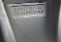Felgen Barock Original 6J 14 Zoll für Mercedes SL 107 W108 W123 W126 W113 usw.