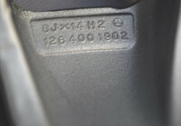 Original Barockfelgen 6J 14 Zoll für Mercedes SL 107 W108 W123 W126 W113 usw.