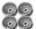 Original Barockfelgen 6J 14 Zoll für Mercedes SL 107 W108 W123 W126 W113 usw.