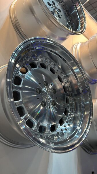 MEC Design Alufelgen Meclassico 3 Rad Mirror H-Fähig 18 Zoll für Mercedes W126 W124 R129 R107 C126 W116 W123 W108 W109