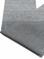 Bezugstoff NOS Streifenkaro schwarz 051 Meterware für Mercedes W123 75x26cm