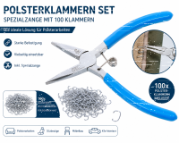 Polsterzange Polsterklammerzange  Sattlerzange...