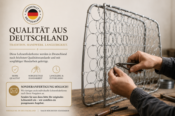Lehnenfederkern Rückenlehne für Porsche 356 Pre -A 1956-1957 Fahrerseite