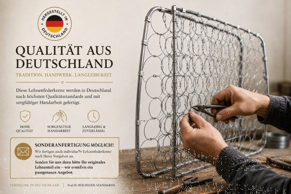 Federkern Sitzfläche für Porsche 356 Pre -A 1956-1957 Fahrerseite