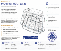 Federkern Sitzfläche für Porsche 356 Pre -A 1956-1957 Beifahrerseite