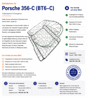 Federkern Sitzfläche für Porsche 356-C (BT6-C) 1964-1965