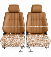 Sitzbezüge Vordersitze Bezüge für BMW 3er-Reihe E30 Coupe/Limousine/ Cabrio