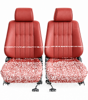 Sitzbezüge Vordersitze Bezüge für BMW 3er-Reihe E30 Coupe/Limousine/ Cabrio