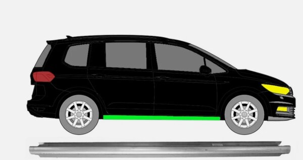 Schweller Blech für Volkswagen Touran Ab 2015 symmetrisch