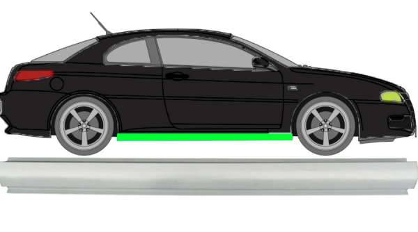 Schweller für Alfa Romeo GT 2003 - 2010  rechts