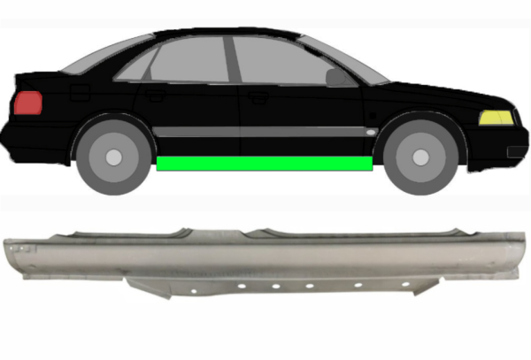 Vollschweller für Audi A4 B5 1994 - 2001 rechts