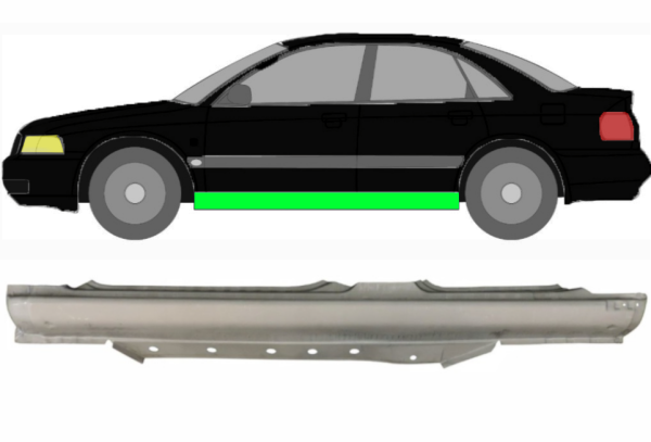 Vollschweller für Audi A4 B5 1994 - 2001 links