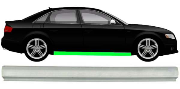 Schweller für Audi A4 B8 2007 - 2016 rechts