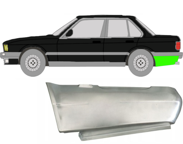 Kotflügel für BMW 3er E30 1982 - 1987 links hinten