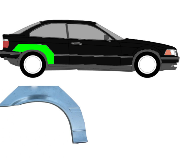 Radlauf für BMW 3er E36 Compact 1994 - 2000 rechts