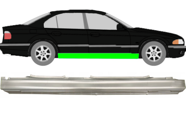 Vollschweller für BMW 5er E39 1996 - 2004 rechts