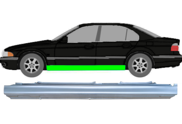 Vollschweller Stahl 1mm für BMW 5er E39 1996 - 2004 links