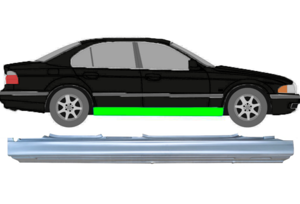 Vollschweller Stahl 1mm für BMW 5er E39 1996 - 2004 rechts