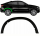 Radlaufverbreiterung für BMW X6 F16 2014 - 2019 rechts hinten