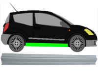 Schweller für Citroen C2 2003 - 2009 rechts