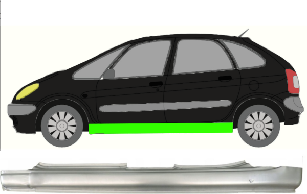 Vollschweller für Citroen Xsara Picasso 1999 - 2012 links