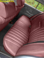 Sitzbezüge Bezüge für Mercedes W123 T-Modell  Serie 1/2. dunkelrot durchgehende Rückbank