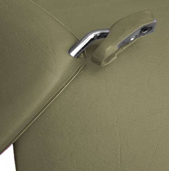 Sonnenblenden Sunvisor Paar mit Stangen + Clips für Mercedes SL 107 grün Linkslenker