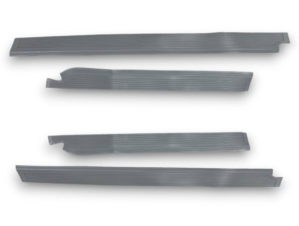 Gummi Einstiegsleisten Schweller Beläge für Mercedes W108/W109 grau