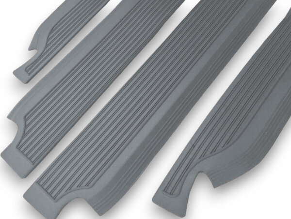 Gummi Einstiegsleisten Schweller Beläge für Mercedes W108/W109 grau