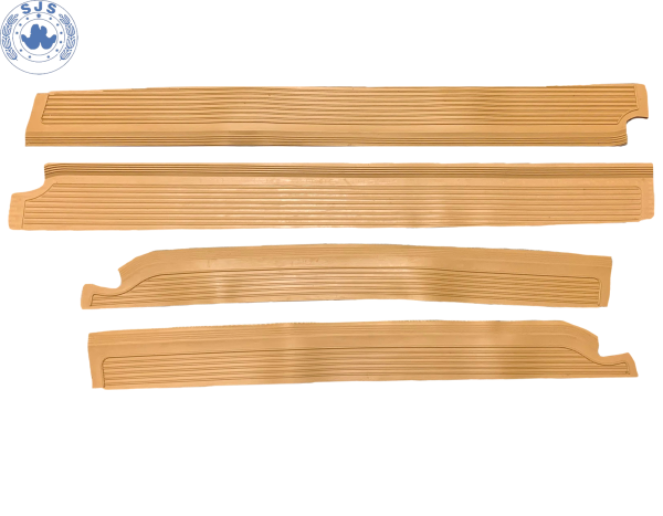 Gummi Einstiegsleisten Schweller Beläge für Mercedes W108/W109 beige