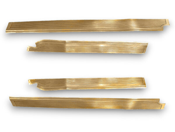 Gummi Einstiegsleisten Schweller Beläge für Mercedes W108/W109 beige