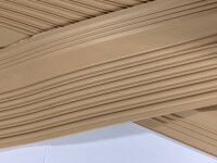 Gummi Einstiegsleisten Schweller Beläge für Mercedes W108/W109 pergament