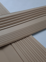 Gummi Einstiegsleisten Schweller Beläge für Mercedes W108/W109 pergament