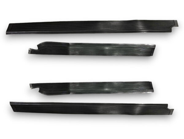 Gummi Einstiegsleisten Schweller Beläge für MercedesW108/W109 schwarz