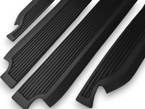 Gummi Einstiegsleisten Schweller Beläge für MercedesW108/W109 schwarz